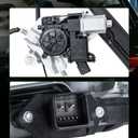 Power Window Regulator with Motor Compatible with Chevrolet Cruze 2011-2015,Chevrole Cruze Limited 2016 Front Driver Side,7-pin,Replace # 748-974 95174196 95265271 95299706 94532757