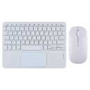 Ultra-Slim Bluetooth Keyboard with Built-in Touchpad and Mouse Portable Mini Wireless Keyboard Rechargeable 7-Color Backlit for Apple iPad iPhone Samsung Tablet iPhone Smartphone iOS Android Windows