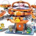 for Age 8+ Building Block Octonauts Ocean Adventure Octopod Castle Playset & Barnacles Kwazii Peso Inkling 698pcs Building Brick Set-No Package Box (3708), Medium