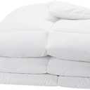 Amazon Basics White Down Alternative Comforter and Duvet Insert with Corner Tabs, Machine Washable, King, All-Season, 102 x 90 inches