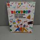 Mocsicka 7x5ft Christmas Candy Cane Backdrop Winter Xmas Eve Party Photography Background Decorations Christmas Forest Snow Scene Holiday Party Photo Prop Supplies