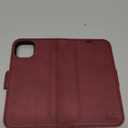 OCASE Retro Series Compatible with iPhone 13 Wallet Case with Card Holders [RFID Blocking][TPU Inner Shell ][Kickstand] PU Leather Flip Folio Shockproof Phone Cover 6.1 inch 2021 (Burgundy)