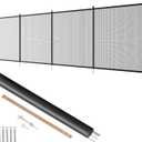 VEVOR Pool Fence, 4 x 12 FT Pool Fences for Inground Pools, Removable Pool Fencing, Easy DIY Installation Swimming Pool Fence, 340gms Teslin PVC Pool Fence Mesh Protects Kids and Pets
