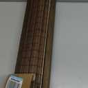 LazBlinds No Tools No Drill Cordless Bamboo Roman Shades, Privacy Window Treatment, Roll Up Bamboo Blinds for Windows 32'' W x 64'' H, Driftwood