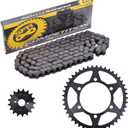 Chain and Sprocket Kit 525 Front 17T Rear 45T Chain 525-116 Links Fit for SUZUKI GSXR 750 GSXR750 GSX-R750 2011-2019 GSX-R750 2019-2024 GSX-R750 100th Anniversary-Edition 2021