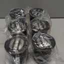 [6 Pack] CLOUDY BAY 9W LED Landscape Well Lights,2700K/3000K/3500K/4000K/5000K Selectable,Low Voltage 12V/24V Ground Lighting,Waterproof Outdoor In Ground Lights for Uplights,Transformer Excluded (oil-rubbed Bronze | Flat Top)