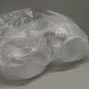 SOUJOY 2 Pack Plastic Candy Jar with Lid, 1 Gallon Cookie Containers for Kitchen Counter, Clear Hexagon Candy Display for Snacks, Dog Treats, Craft and Sewing Supplies, Coffee Pod, Laundry Pod