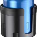Upgraded Car Cup Holder Expander Adapter with Offset Adjustable Base, Compatible with Ramblers, Hydro Flasks 32/40oz, Yeti 14/24/36/46oz, Other Large Bottles Mugs in 3.5"-4.0"