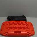 OULEME Recovery Traction Boards, Off-road Track Traction Mats for Sand, Mud, and Snow - 4WD RV Truck Jeep SUV Traction Pads with Carry Bag (Red)