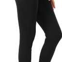 AFITNE Women's Yoga Dress Pants 2025 Fall Skinny Pull On Work Pants Stretchy Slim Fit Leg Office Casual Slacks (L)