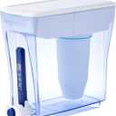 ZeroWater 20-Cup Ready-Pour 5-Stage Water Filter Dispenser with 0 TDS Water Filter  IAPMO Certified to Reduce Lead, Chromium, and PFOA/PFOS