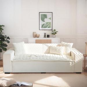 LiveGo Fuzzy Couch Covers for Pets, Couch Protector for Dogs Garden Chic Cotton Protective Couch Cover, Pet Mat Bed Couch Cover (Milky White, 90x180 cm / 35.4x70.9 in) LiveGo Fuzzy Couch Covers for Pets, Couch Protector for Dogs Garden Chic Cotton Protective Couch Cover, Pet Mat Bed Couch Cover (Milky White, 90x180 cm / 35.4x70.9 in)