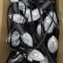 C9 LED Christmas Lights Outdoor, 45 Ft C9 String Lights with 40 Shatterproof LED Bulbs, 3 Light Mode, Connectable Waterproof Christmas Tree Lights for Outside Indoor Holiday Garden Decor, Multicolor