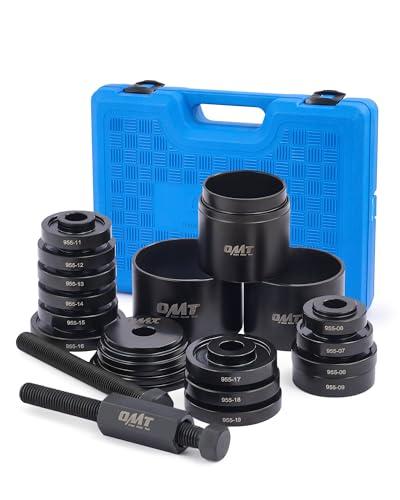 Orion Motor Tech Wheel Bearing Press Kit for Front Wheel Drive Bearing Removal & Installation, 24pc Wheel Bearing Puller Tool Set with Sliding Screws Universal Bushings Sleeves