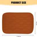 Car Center Console Cover, PU Leather Waterproof Vehicle Armrest Seat Box Cover Cushion Pad, Non Slip Soft Automotive Middle Console Protector, Universal for SUV RV Truck (Coffee)