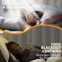 YoungsTex Stone Linen Blackout Curtains 63 Inch Length for Bedroom, Thermal Insulated Black Out Drapes with Grommet Privacy Energy Saving for Living Room, 2 Panels, 52 X 63 Inch