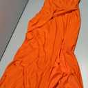 One Shoulder Mermaid Bridesmaid Dresses for Wedding Long Prom Dresses Bodycon Formal Party Gowns with Slit, Size 8