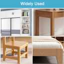 8PCS 1.65 x 1.65 L Shape Flat Metal Frame Bracket, 90 Degree Right Angle Corner Brace, Stainless Steel Mending Plate for Wood with 32PCS Screws