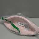 OIAHOMY Gift Basket with Handle, Small Woven Basket with Gift Bag, Ribbon and Wrap Tissue Paper, Nursery Bins Empty to Fill with Small Items, Baby, Pet Toy Organizer - Pink (12"x 8"x 5")