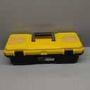 18 Inch Tool Box with Lock, 2-Layer Heavy-Duty Organizer with Removable Tray, Liftable Lid for Small Parts, 29lb Capacity & Carry Handle for Tools, Camping, Medical Supply Storage