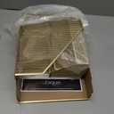 Martha Stewart Ryder Gold Mesh Metal 6 Piece Set Desktop Organizers and Accessories, Holds Files, Magazines, Letters, Pens, Sticky Notes and Business Cards