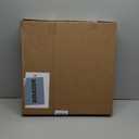 12"x16" Clear Acrylic Serving Tray with Golden Handles, Sturdy Huge Capacity Acrylic Tray for Coffee, Juice, Kitchen and Desk Organizer, Storage Tray (12"x16")