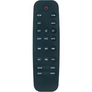 Replace Remote Control Compatible with Nakamichi Sound Bar NK12 Surround Sound 400-Watt 38-Inch Soundbar