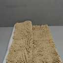 Softstep 50inch x 77 Luxury Chenille Bath Rug – Ultra Soft, Non-Slip, Absorbent Bathroom Mat for Tub & Shower, Machine Washable, Plush Beige