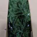 National Tree Company 7.5 ft Pre-Lit Dunhill Fir Artificial Christmas Tree, 750 Clear Lights, 2,514 Tips, Includes Stand, Green