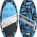 WOOWAVE Wakesurf Board 49 inch with 2 Removeable Tail Fins, Light EPS Core and EVA Traction Pads Perfect Surfing for Kids Adults Beginners