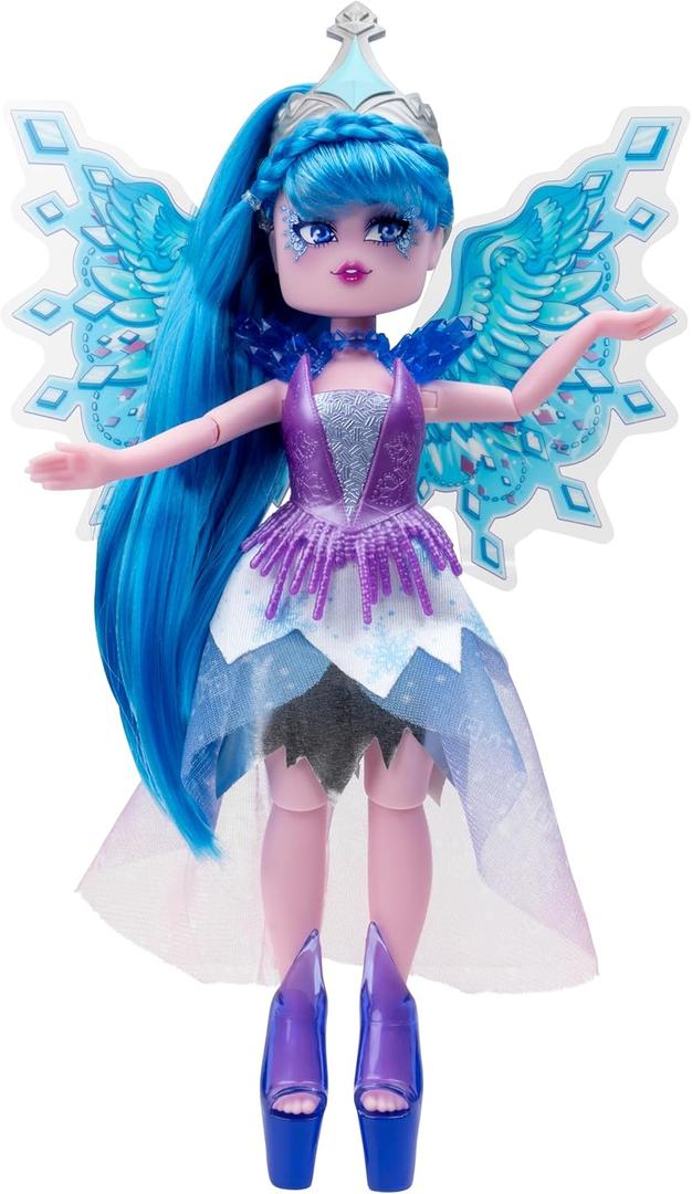 9 Fashion Doll - Demi The Ice Fairy, Wave 2, Series 2 - Fairy Journal, Comb, and Virtual Item Code Included - Amazon Exclusive - Ages 5+