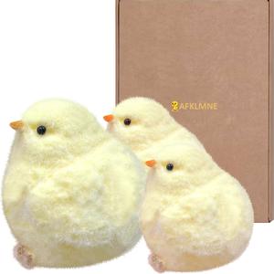 Handmade Taba Squishy,1 Pcs Big Chicken and 1 Pcs Little Chick, Silicone Fuzzy Squeeze Squishies for Adults to Relieve Stress (2 Pcs)