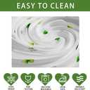 XCHI Green Hats Shamrocks Clovers Coins St. Patrick's Day Tablecloth Rectangle Table Cloth Washable Table Covers for Indoor Dining Home Party Decorations 60x84 Inch