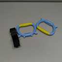 Gymnastics Rings,Kids Playground Home Exercise Gym Equipment, Children's Adjustable Strap Strength Training Rings(Blue)