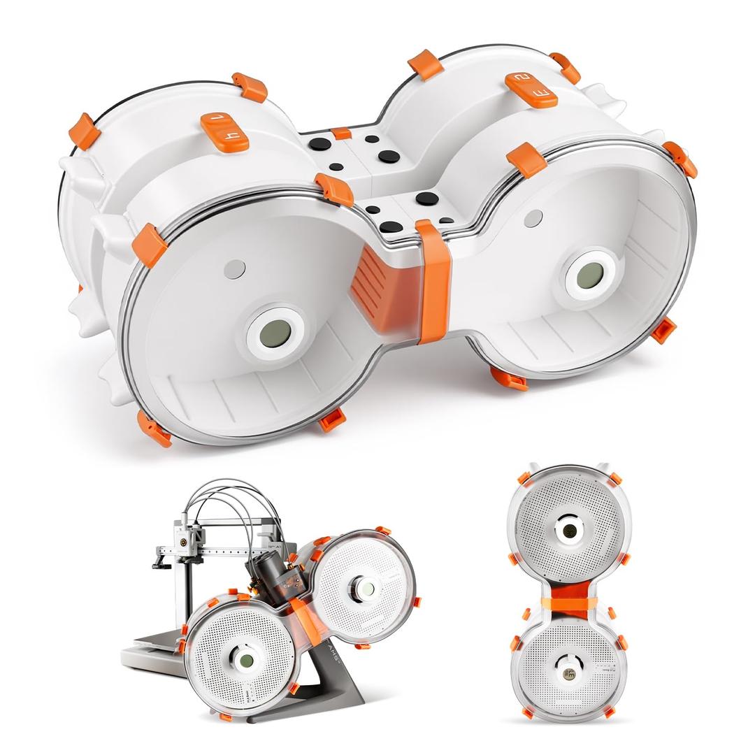 Enclosure for Bambu Lab AMS Lite Multi-Color 3D Printing System Fully Sealed Filament Storage With Drying Box Allow Vertical Placement(4 Hygrometers Included)(Enclosure Only Excluding AMS Lite)