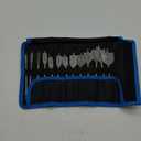13 Piece Spade Drill Bit Sets, Paddle Flat Bit for Hole Cutter Woodworking, 1/4" to 1-1/2", Carbon Steel Paddle Flat Bit with Quick Change Shank, Nylon Storage Pouch Included