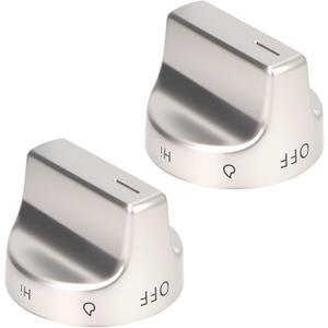 W11159630 Gas Stove Knobs (2PCS) Replace W11023139 Control Knob Compatible with Whirlpool WFG535S0LZ0, WFG550S0HZ0, WFG525S0JZ1, WFG525S0JZ0, WFG535S0JS0, WFG525S0HS1, WFG535S0LZ1 Gas Range knobs