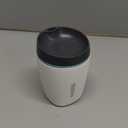 Owala SmoothSip Insulated Stainless Steel Coffee Tumbler, Reusable Iced Coffee Cup, Hot Coffee Travel Mug, Perfect for Cappuccino, BPA Free, 10 oz, Gray (Cloudscape)