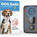 Anti Barking Device for Dogs,50FT Effective Range bark Deterrent Device,3 Modes Rechargeable,Fit All Breeds&Size Dog Black,Medium