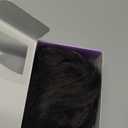 KooKaStyle Invisible Wire Hair Extensions with Transparent Headband Adjustable Size 4 Secure Clips Synthetic Hair Long Wavy Secret Wire Hairpiece for Women(Natural Black 16 Inch)