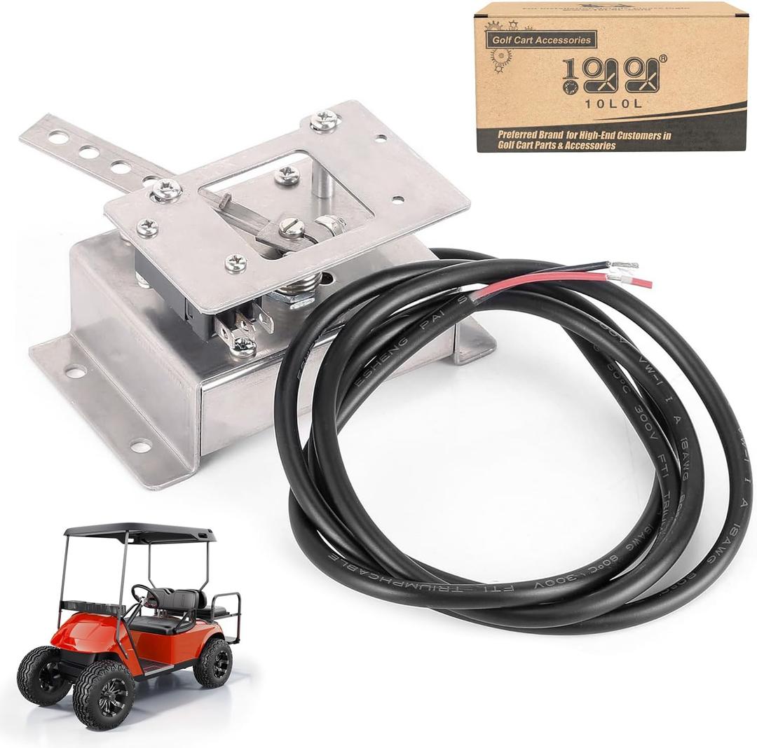 10L0L Golf Cart Potentiometer w/Micro Switch for EZGO 36V 1994+ All Electric, Replacement for Curtis PB-6 10L0L Golf Cart Potentiometer w/Micro Switch for EZGO 36V 1994+ All Electric, Replacement for Curtis PB-6