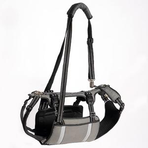 COODEO Mobility Dog Lift Harness, Emergency Carry Sling, Pet Rear Leg Support Rehabilitation Lifts Vest, Dog Carrier for Senior Dogs Joint Injuries, Arthritis (Military Green, L)