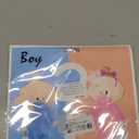 BLOOMWIN Black Gender Reveal Balloons 36 inch with Heart Confetti, Baby Boy and Girl Large Foil Balloons, Boy or Girl Gender Reveal Decorations Kit Baby Shower Pink and Blue (Black 1pc)