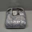 Jinchan Blue Printed Curtains 84 Inch Length for Living Room Grommet Jacquard Curtains with Herringbone Pattern Modern Room Darkening Drapes Bedroom Window Curtain Set 2 Panels