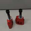 PRO CAKEN 1 1/8" 28mm 10mm CNC Motorcycle Handlebar Risers With Clamps for 110cc 125cc 150cc 200cc Dirt Bike ATV ScootersUniversal Motorcycle AccessoriesRed