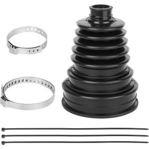 2-Pack Universal CV Axle Boot Repair Kit with Clamps, Flexible Silicone CV Joint Boot Fits 1934mm Shafts, Fit for Jeep Honda Nissan Subaru Toyota Kia Chevy Fiat 500 Hyundai BMW Mini Cooper Mitsubishi