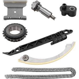 2.0 2.2 2.4 Engine Timing Chain Kit with Tensioner Crank Sprocket, Compatible with 2002-2017 Pontiac Buick GMC Saab Oldsmobile Chevrolet Saturn, Replaces# 9-4201SA 24449448 13104978