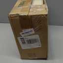 Sooyee Bathroom Trash Can with Lid, 2.4 Gallon Slim Trash Bin, Small Plastic Waste Basket, 10 L Narrow for Bedroom, Kitchen, Office, White