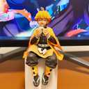 6Pcs Demon Anime Figures Set, Slayer Characters for Anime Fans (Rice Ball)