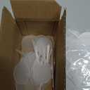 100 Pieces 2 Inch Circle Acrylic Custom Cupcake Topper, DIY Clear Blank Cake Personalized Cupcake Topper with Sticks for Birthday Party, Christmas, Halloween, Wedding, Baby Shower Cake Decoration